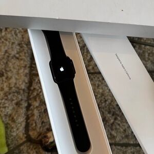 Apple Smartwatch with Black Band